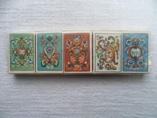 5 Streichholzschachteln  "Norge MATCHES"