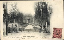 Ak Ablon Val de Marne, La Rue Geuffron - 2598398