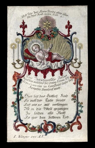 Kupferstich altkolor jesu - altkolor.,