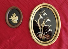 Set Hinterglasmalerei in