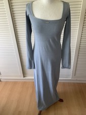Tolles Maxikleid, Blau, Mit Schlitz, Figurbetonend, Gr.M BDG Urban Outfitters
