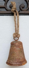 ❤ Süße  Klingel Glocke Eisen Metall  Antiklook Vintage  Weihnachten Rostlook ❤