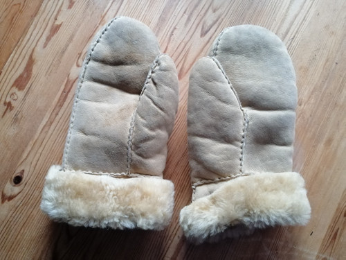 Fausthandschuh lammfell - fausthandschuh,