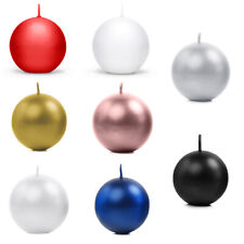 10 Stück Kugelkerzen 6 cm Rund Kekerzen Farbauswahl Dekoration