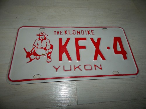 Kanada nummernschild yukon the - kanada,