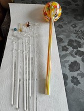 6x Orchideenstab Glas + 1