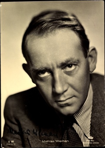 Schauspieler mathias - ak,