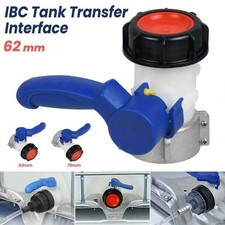 IBC Adapter Klappenhahn Tank Container Auslaufhahn Wasserhahn DN40(62mm) Zubehör