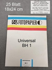 25 Blatt DDR Fotopapier ORWO