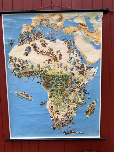 Schulwandkarte afrika - schulwandkarte,