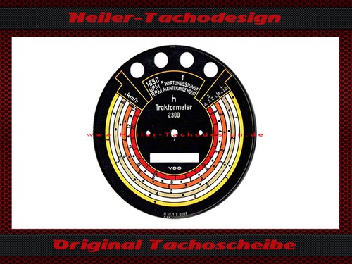 Tachoscheibe für traktormeter - tachoscheibe,