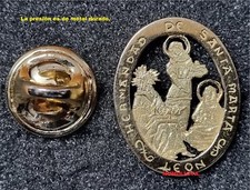 PIM Schild der COFRADIA SANTA MARTA aus 18 Karat GOLD LÖWE. Gewicht 3,40 gr.