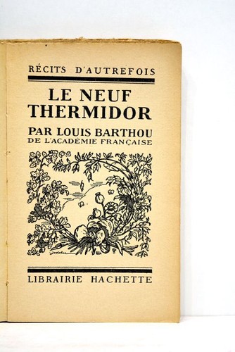 Altes buch barthou der neue - buch,