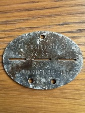 Erkennungsmarke Ekm Zink Weltkrieg Wehrmacht Luftwaffe Wk2 Ww2