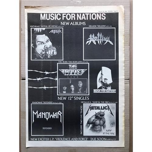 METALLICA/ANTHRAX/MANOWAR