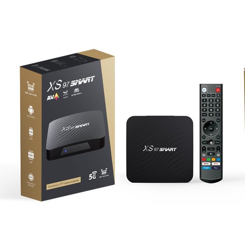 Xs97 android box 4k - tv, 4gb
