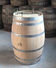 Weinfass Stehtisch Très Chic mit Glasplatte