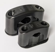 50 Stück Kabelschellen Kabelklemmen DDR TGL 4877 LOFT SCHWARZ WEIß ROT BLAU