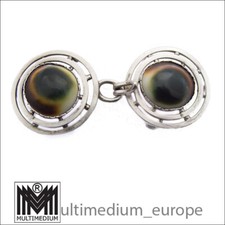 Jugendstil Silber Gewand spange Gürtel schließe Opercula silver peacock buckle