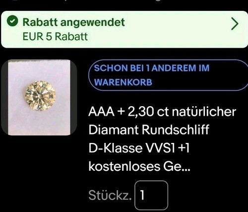 Rund brillant d - rund/brillant, 1