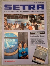 39) Setra Kundenzeitschrift Nr. 23, Dezember 1992, Bus Zeitung, Omnibus Magazin