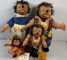 Vintage Steiff Hedgehog Family