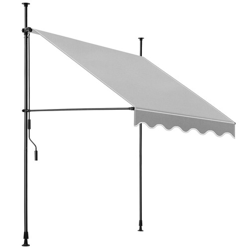 Klemmmarkise mit handkurbel - klemmmarkise,