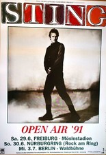 Sting police 1991 tour - police,