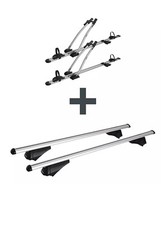 Dachträger + Fahrradträger Thule für 2 Fahrräder - für Dachreling Neu