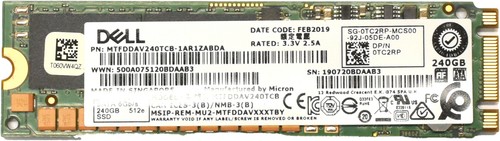 Dell micron 240gb - m.2, sata