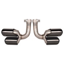 2X Aauspuff Endrohre