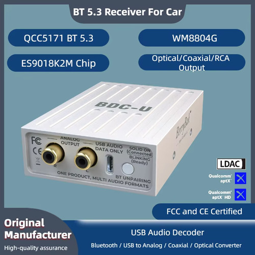 Bluetooth receiver ldac - 5.3,