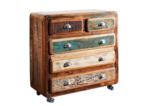 Shabby chic altholz kommode - shabby,