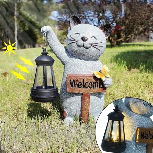Katze gartenfiguren für - katze,