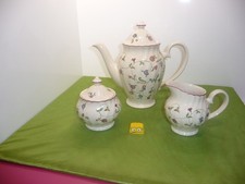 Staffordshire Oakwood  Kaffeekanne Milchkännchen + Zuckertopf