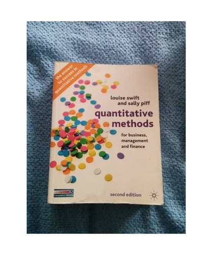 Quantitative methods for - quantitative,