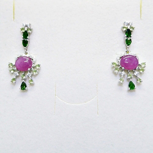 Rubin chromdiopsid peridot - chromdiopsid,
