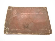 Eicher 3711 3712 Schlepper Ersatzteilliste Ersatzteilkatalog 1973