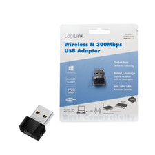 Mini WiFi Wireless Adapter WLAN 300 Mbit 802.11b/g/n USB 2.0 Stick Dongle NEU