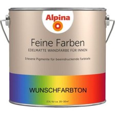 Alpina wandfarbe feine farben - wandfarbe,