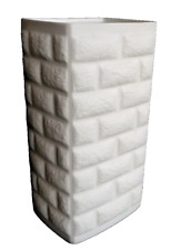 Edelstein Vase eckig Steine