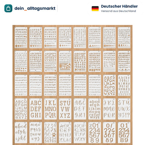 Buchstaben schablonen - buchstaben, 40