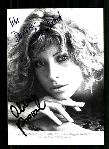 Olivia pascal autogrammkarte - olivia,