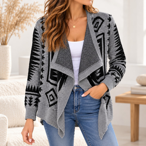Strickjacke cardigan ethno - strickjacke,