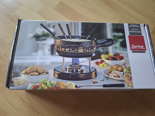 Spring fondue set - spring, fondue-set