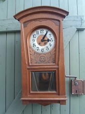 Regulator Wanduhr  Lenzkirch Jugendstil Einzelstück Messingbeschläge Antik  !!!