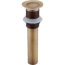 Messing Ablaufgarnitur ohne Überlauf Antik Pop Up Ventil für Waschbecken Dusc...