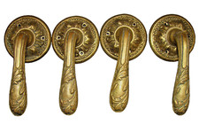 4x Türgriff mit Federn