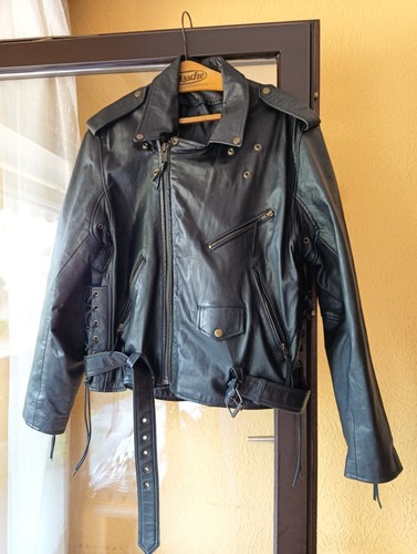 Motorradjacke unisex schwarz - motorradjacke,
