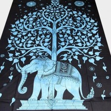 Indische Tagesdecke – Single Elefant Tree